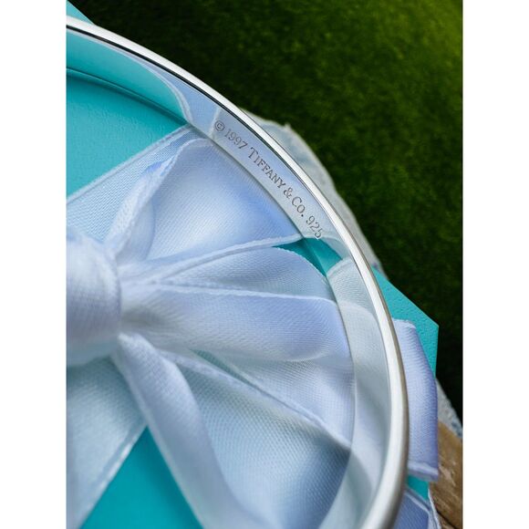 NEW Tiffany & Co 1837 Bangle Bracelet Silver, LARGE - Picture 6 of 6